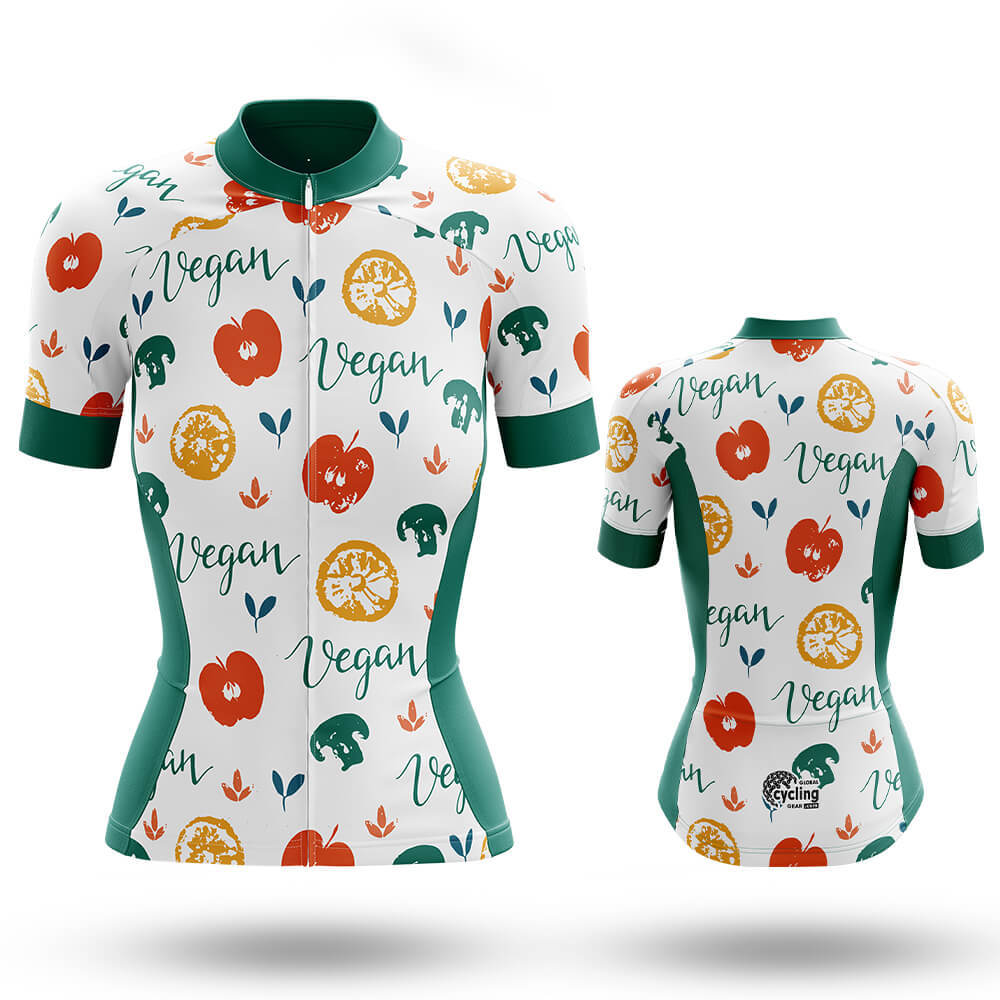 Veggie Lover - Women's Cycling Kit-Short Sleeve Jersey-Global Cycling Gear