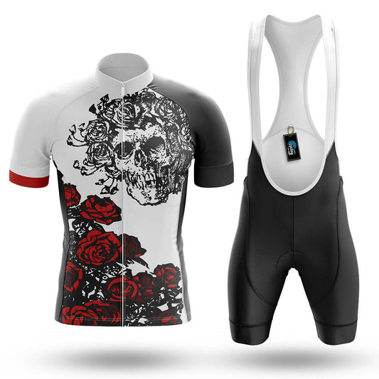 Skull Roses - Men's Cycling Kit-Full Set-Global Cycling Gear