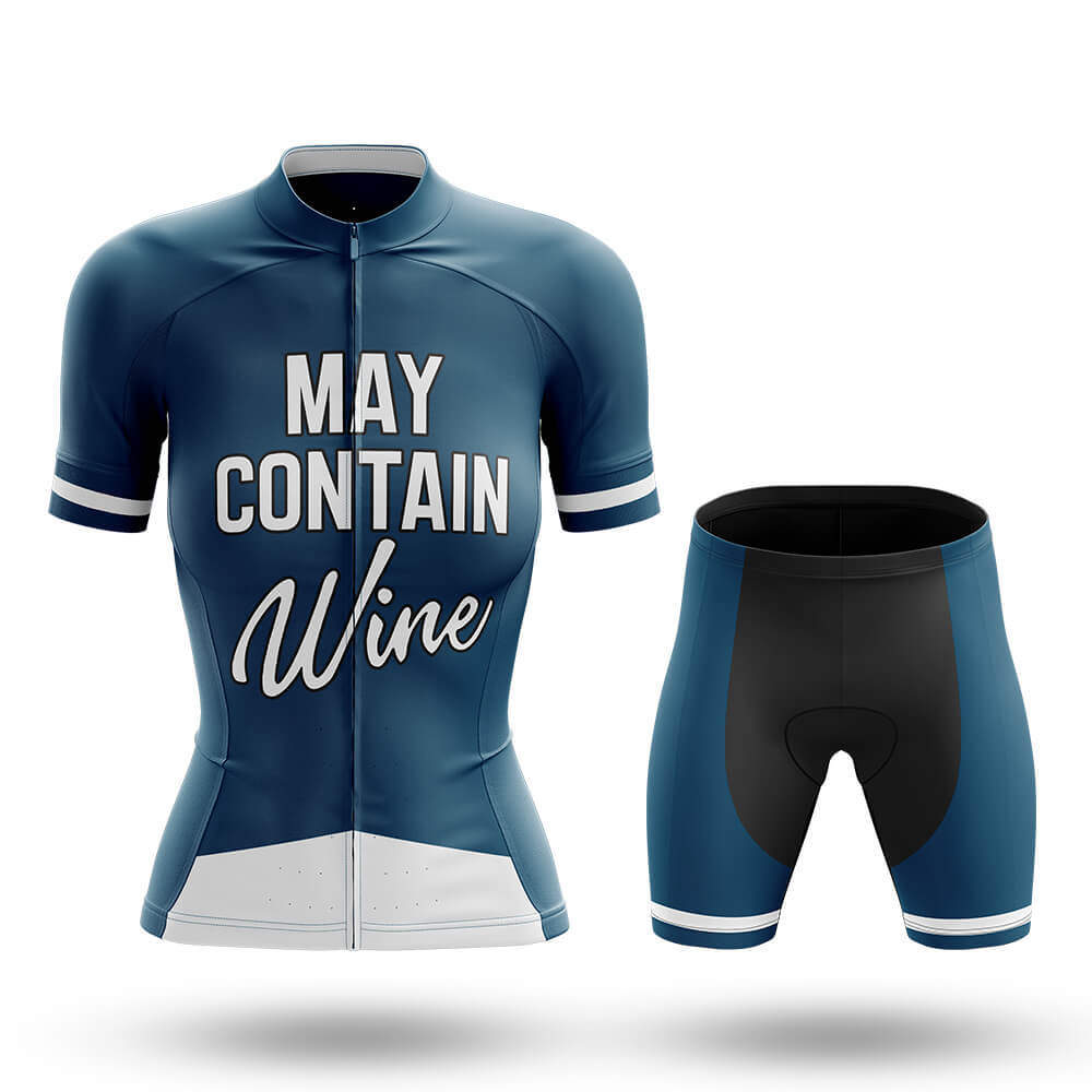 May Contain Wine - Women - Cycling Kit-Full Set-Global Cycling Gear