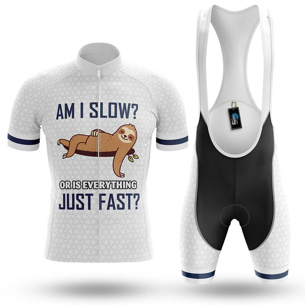 Am I Slow? V3 - Men's Cycling Kit-Full Set-Global Cycling Gear