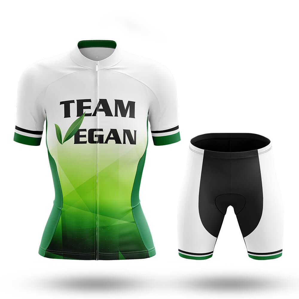 Team Vegan V2 - Women - Cycling Kit-Full Set-Global Cycling Gear