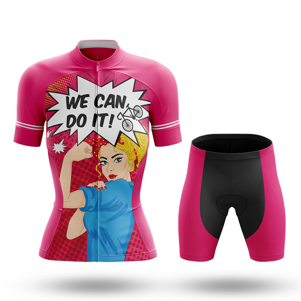We Can Do It V7 - Women's Cycling Kit-Full Set-Global Cycling Gear