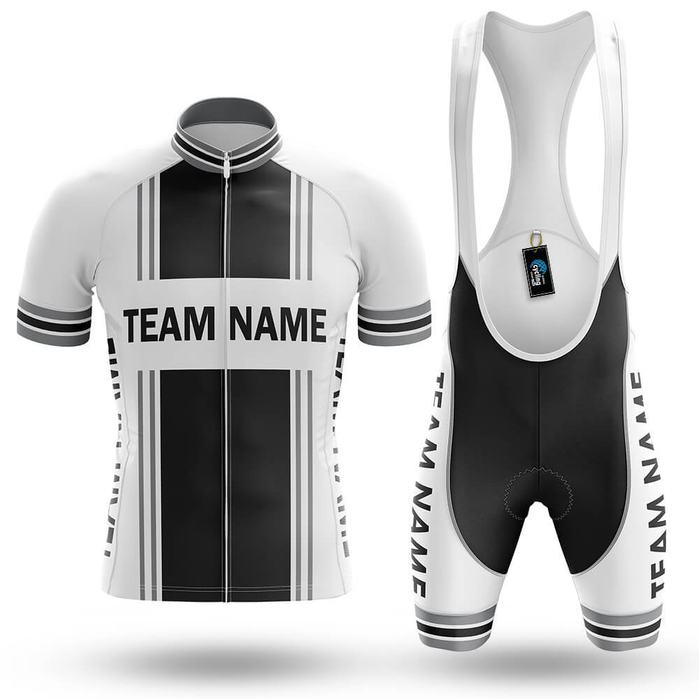 Custom Team Name M4 Black - Men's Cycling Kit-Full Set-Global Cycling Gear