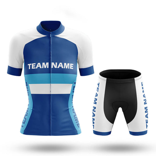 Custom Team Name M2 Navy - Women's Cycling Kit-Full Set-Global Cycling Gear