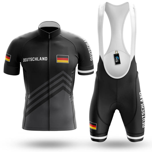 Deutschland S5 Black - Men's Cycling Kit-Full Set-Global Cycling Gear