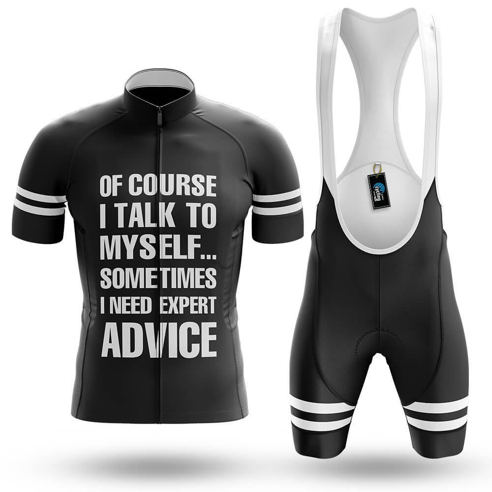 Of Course I Talk To Myself - Men's Cycling Kit - Global Cycling Gear