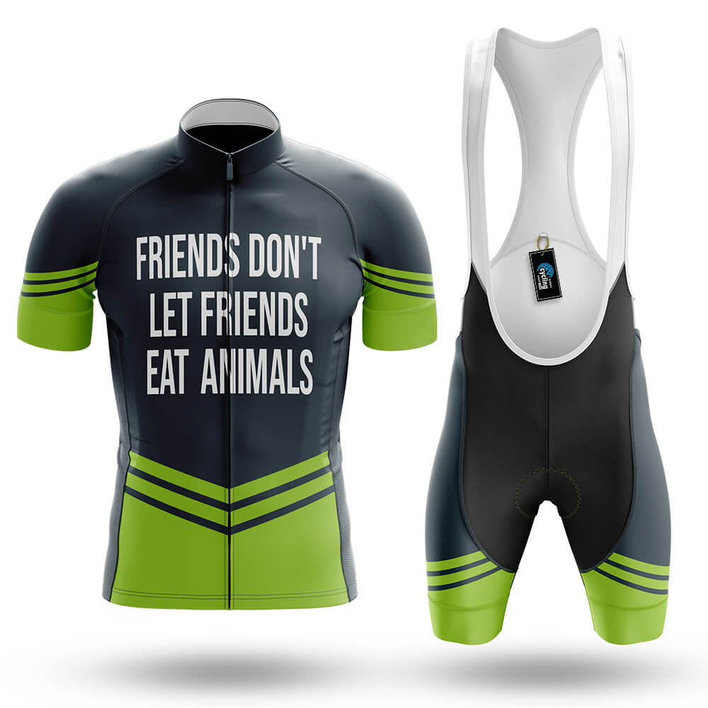 Don't Eat Animals - Men's Cycling Kit-Full Set-Global Cycling Gear
