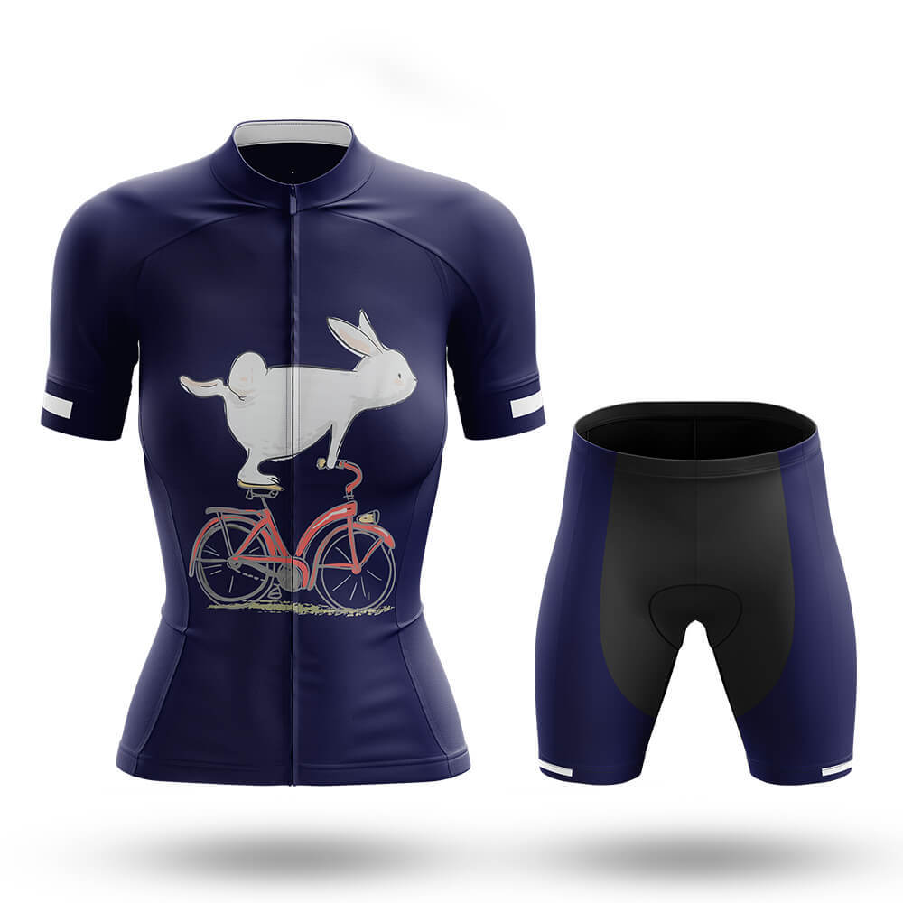 Bunny On Bike - Women's Cycling Kit-Full Set-Global Cycling Gear