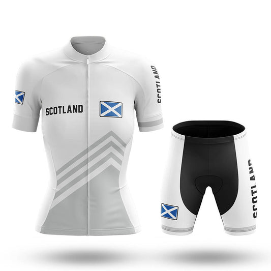 Scotland S5 White - Women - Cycling Kit-Full Set-Global Cycling Gear