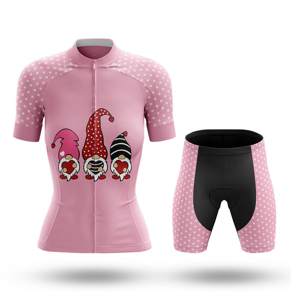 Gnomes Valentines - Women's Cycling Kit-Full Set-Global Cycling Gear