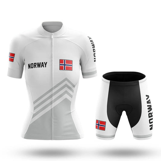 Norway S5 White - Women - Cycling Kit-Full Set-Global Cycling Gear