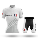 Française S5 White - Women - Cycling Kit-Full Set-Global Cycling Gear