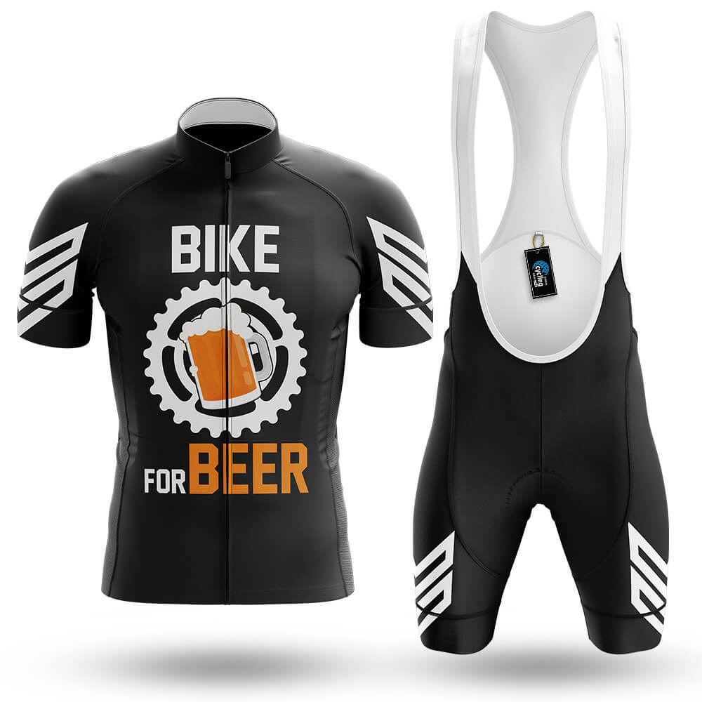 Bike For Beer V3 - Black - Men's Cycling Kit-Full Set-Global Cycling Gear