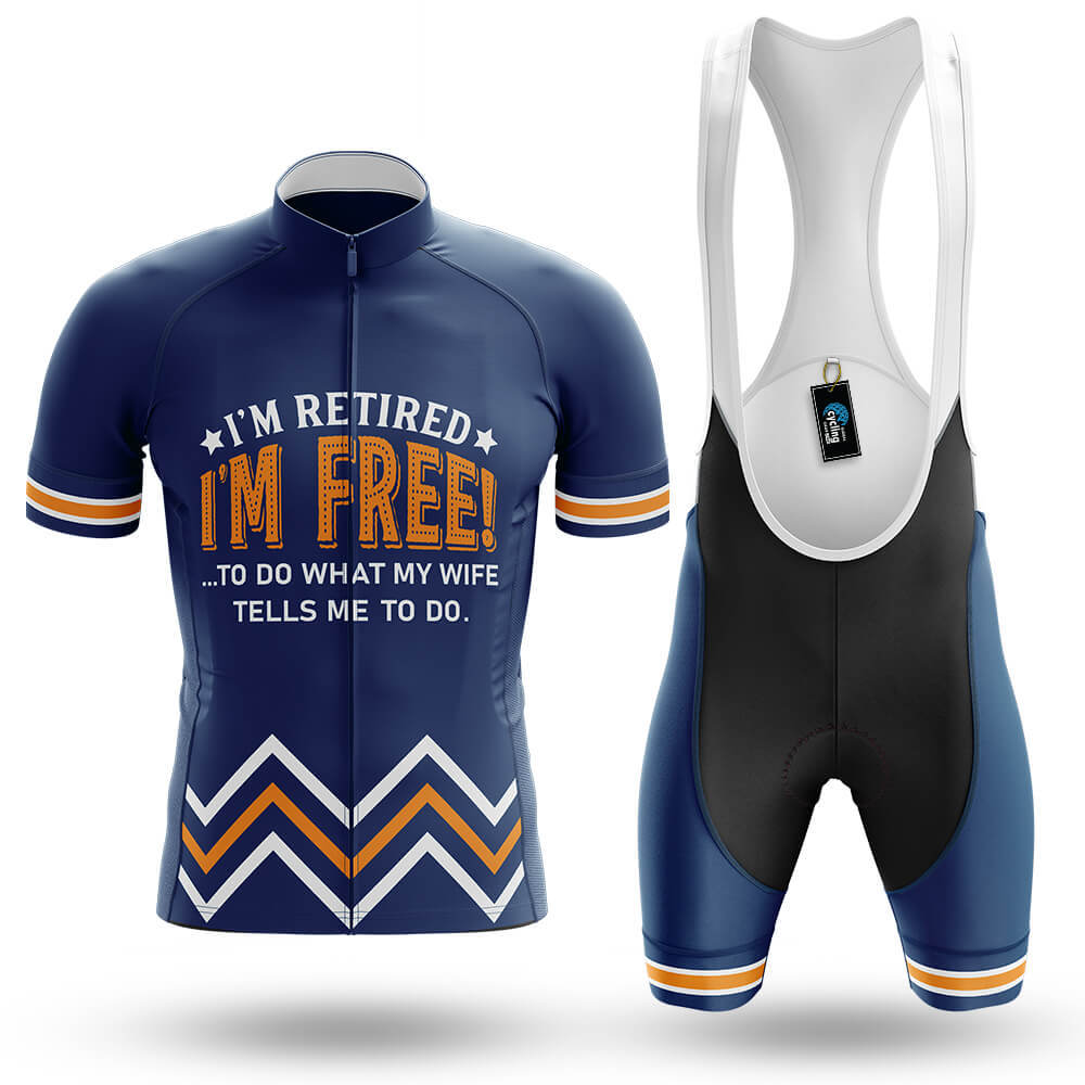 I'm Retired V7 - Men's Cycling Kit-Full Set-Global Cycling Gear