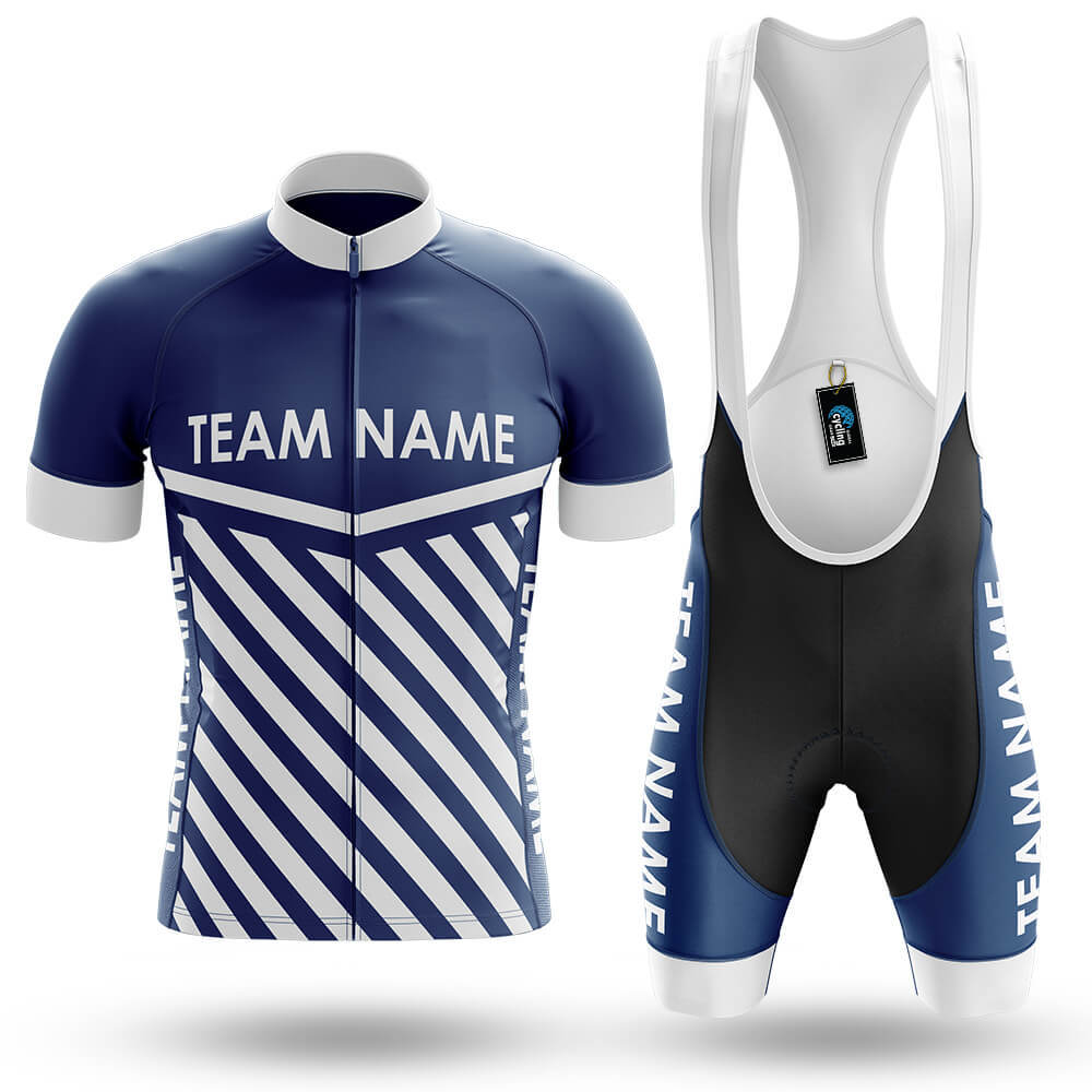 Custom Team Name M3 Navy - Men's Cycling Kit-Full Set-Global Cycling Gear