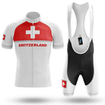 Switzerland S7 - White - Men's Cycling Kit-Full Set-Global Cycling Gear