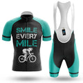 Smile Every Mile - Men's Cycling Kit-Full Set-Global Cycling Gear