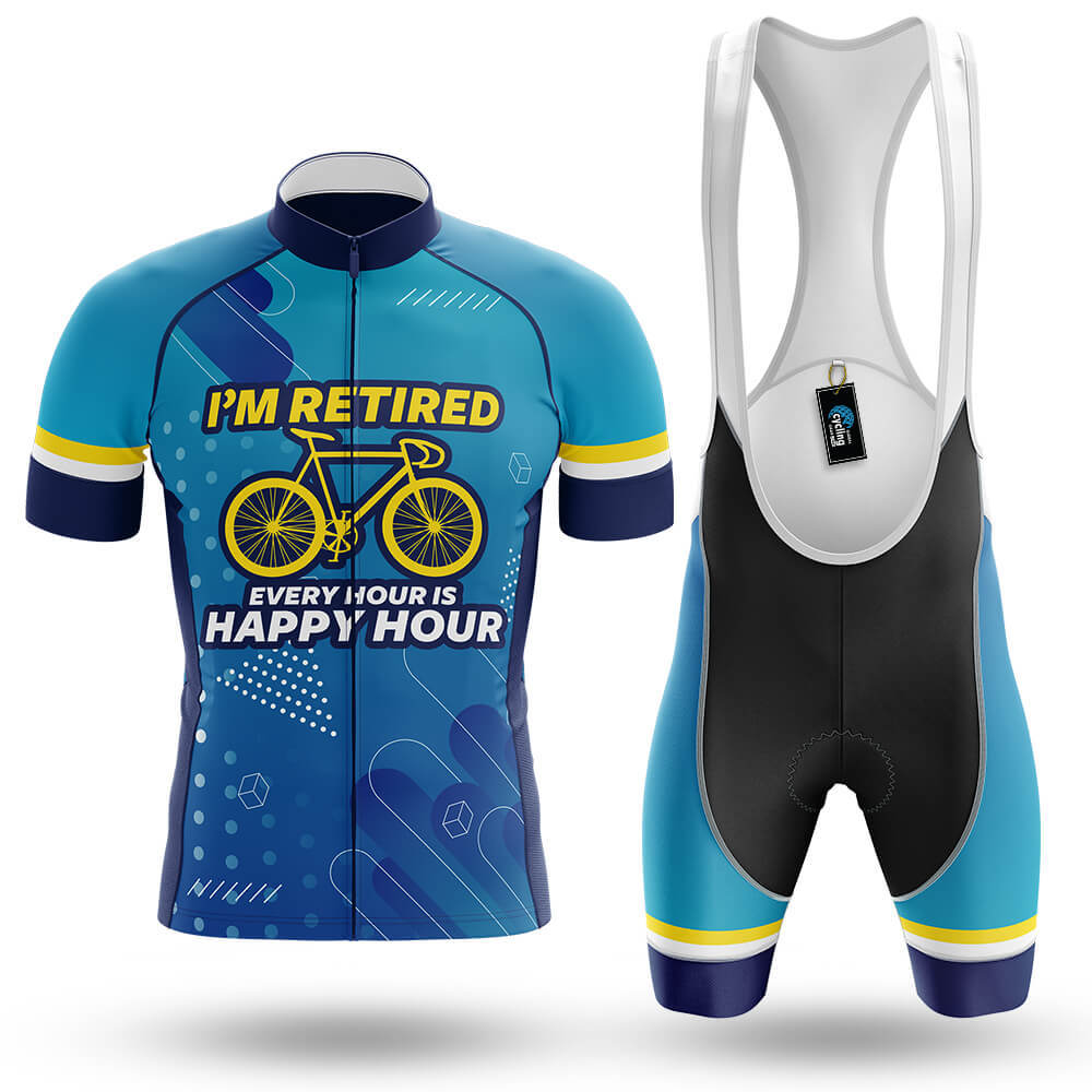Happy Cycling Hour - Men's Cycling Kit-Full Set-Global Cycling Gear