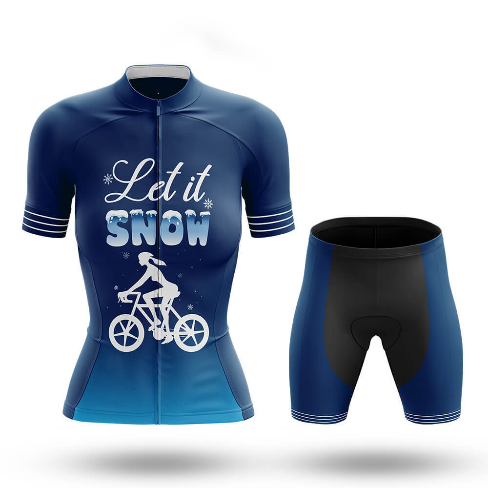 Let It Snow - Women - Cycling Kit-Full Set-Global Cycling Gear