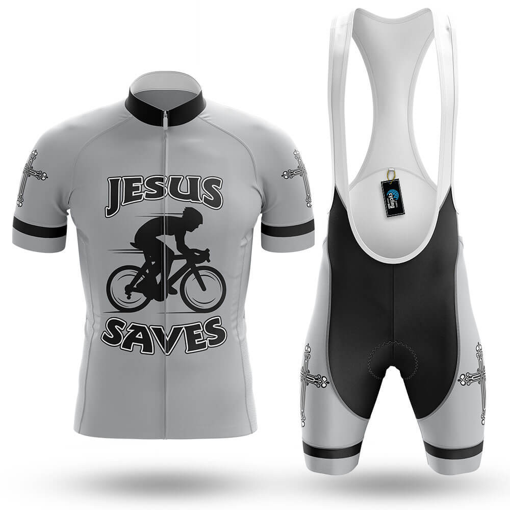 Jesus Saves - Men's Cycling Kit-Full Set-Global Cycling Gear