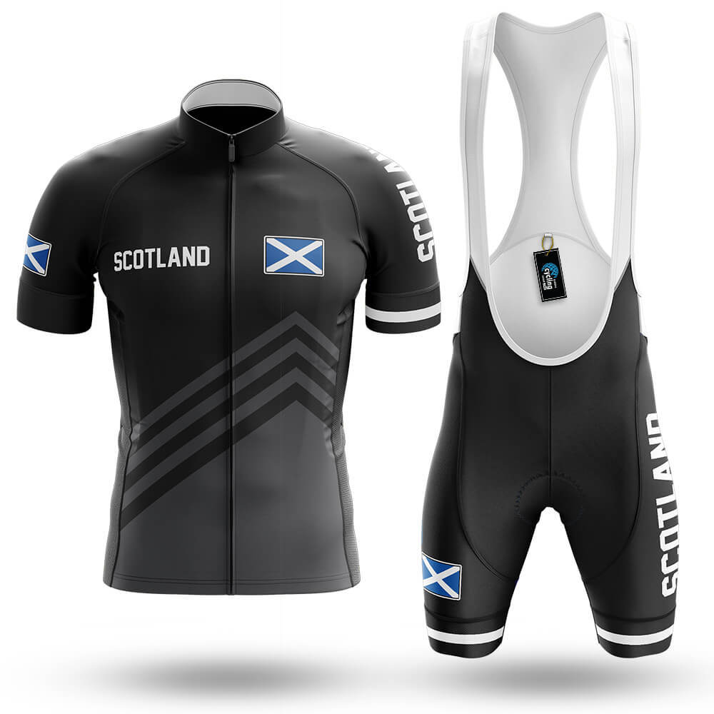 Scotland S5 Black - Men's Cycling Kit-Full Set-Global Cycling Gear