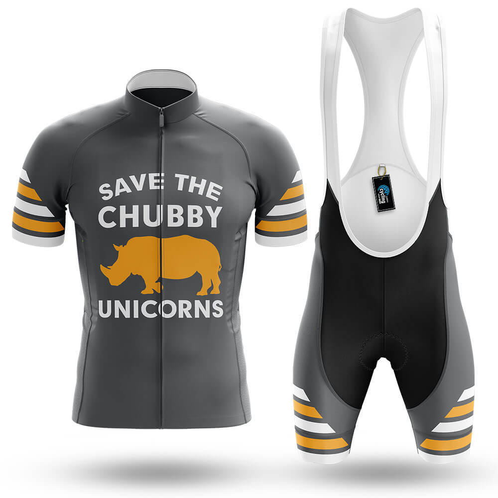 The Chubby Unicorn V6 - Grey - Men's Cycling Kit-Full Set-Global Cycling Gear