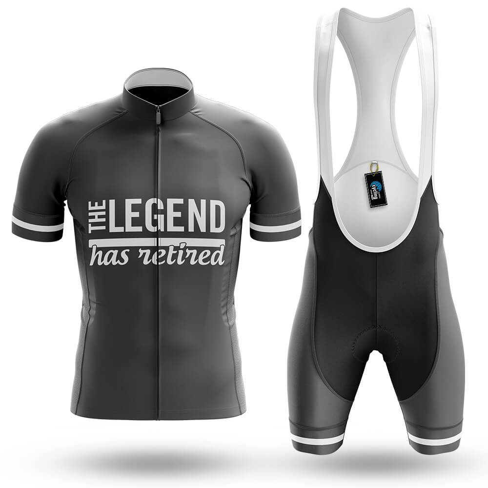 The Legend Has Retired - Men's Cycling Kit-Full Set-Global Cycling Gear