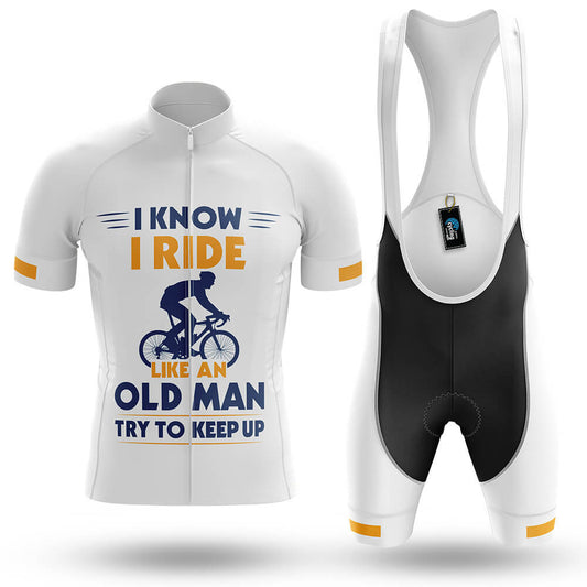 I Ride Like An Old Man V5 - Men's Cycling Kit-Full Set-Global Cycling Gear