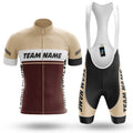 Custom Team Name M1 Brown - Men's Cycling Kit-Full Set-Global Cycling Gear