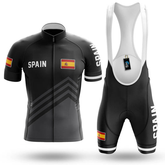 Spain S5 Black - Men's Cycling Kit-Full Set-Global Cycling Gear