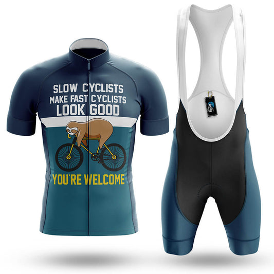 Slow Cyclist V4 - Men's Cycling Kit-Full Set-Global Cycling Gear