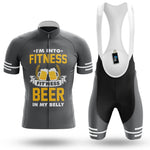 I'm Into Fitness - Grey - Men's Cycling Kit-Full Set-Global Cycling Gear