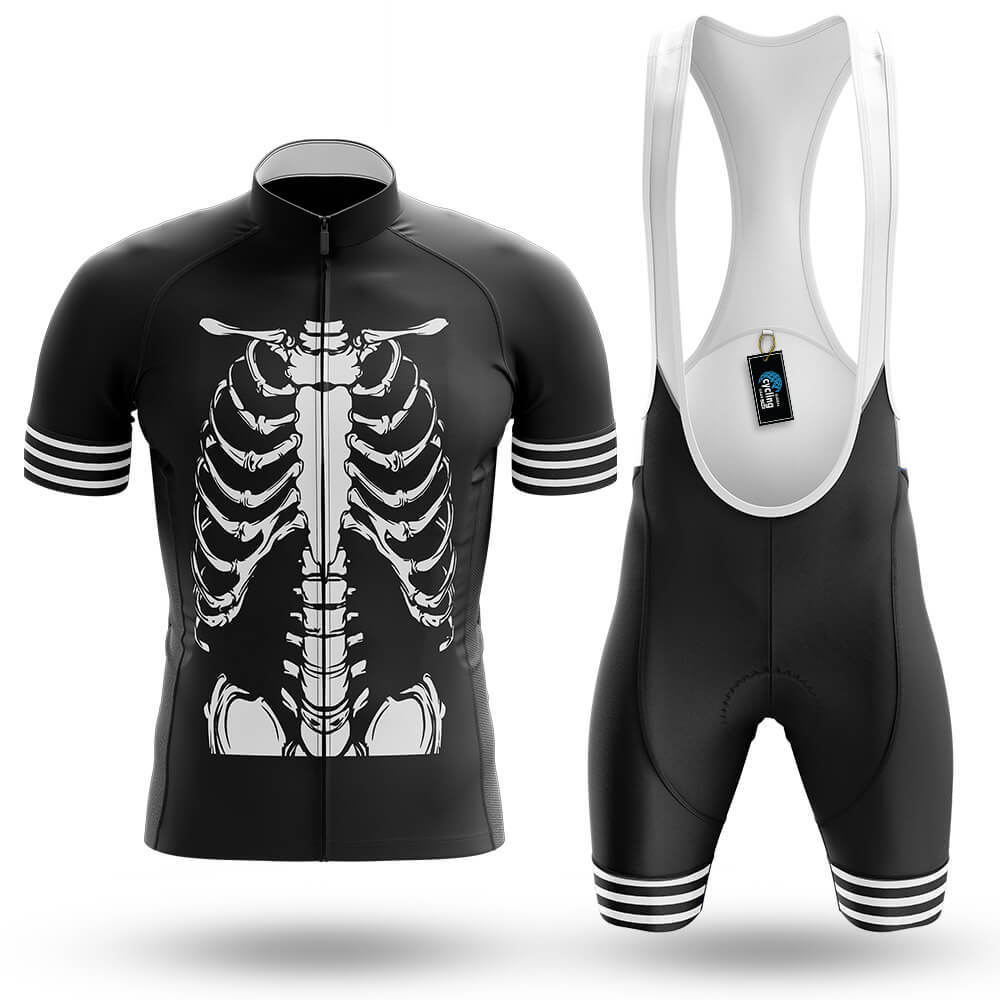 Skeleton Rib Cage - Men's Cycling Kit-Full Set-Global Cycling Gear