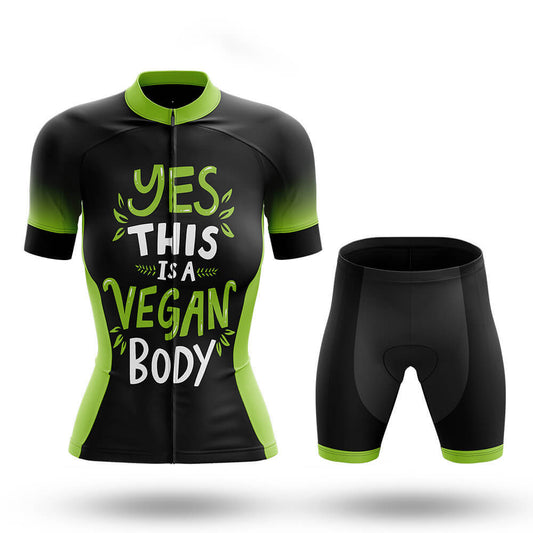 Vegan Fitness - Women's Cycling Kit-Full Set-Global Cycling Gear