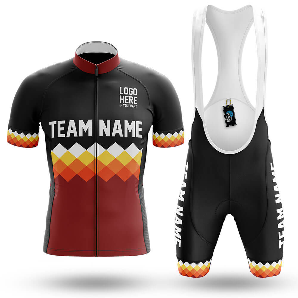 Custom Team Name S14 - Men's Cycling Kit-Full Set-Global Cycling Gear