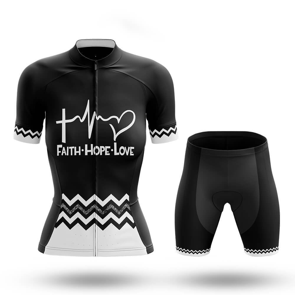 Faith Hope Love - Women - Cycling Kit-Full Set-Global Cycling Gear
