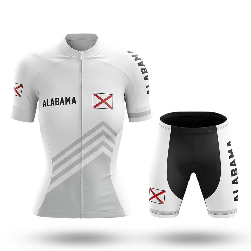 Alabama S4 White - Women - Cycling Kit-Full Set-Global Cycling Gear