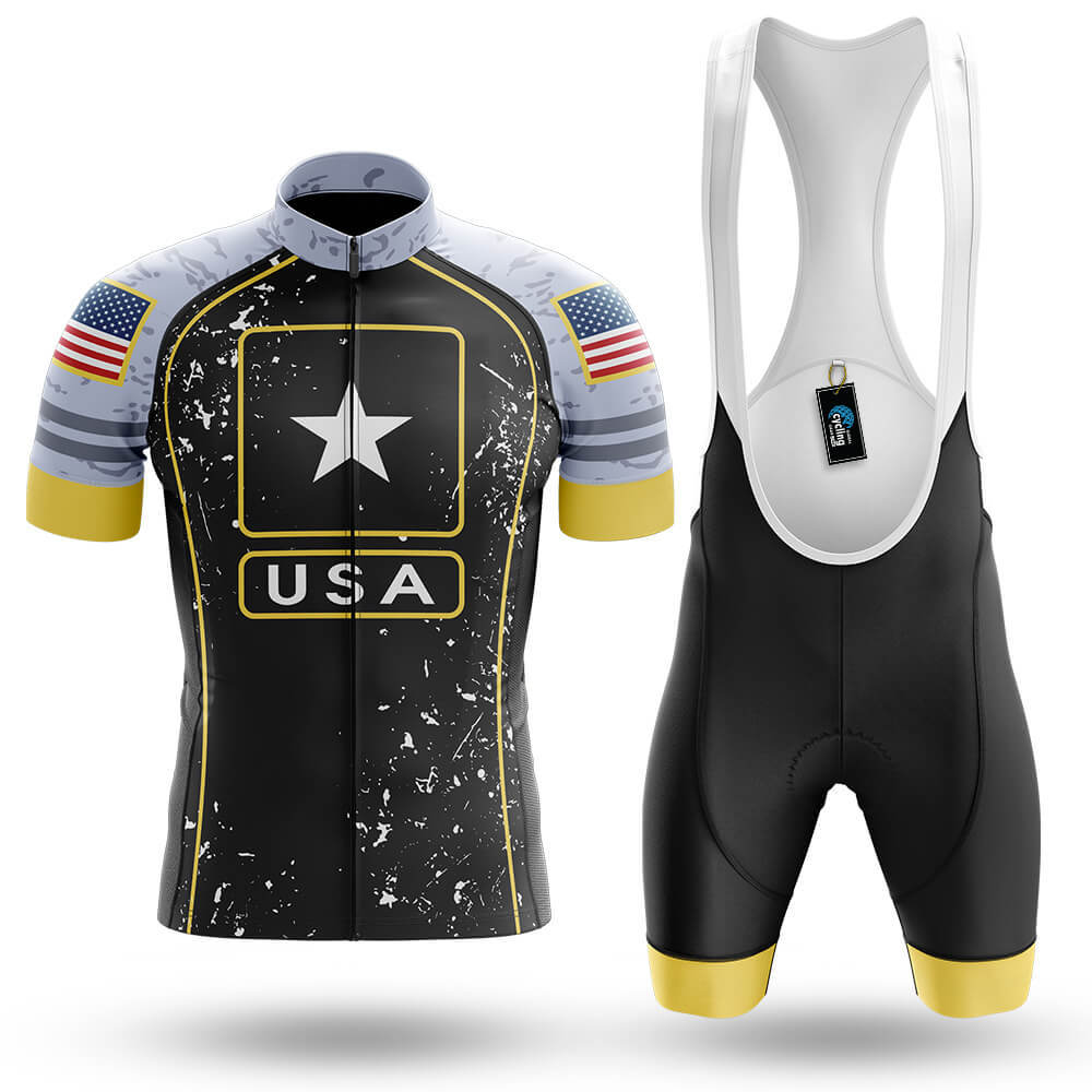 USA White Star - Men's Cycling Kit-Full Set-Global Cycling Gear