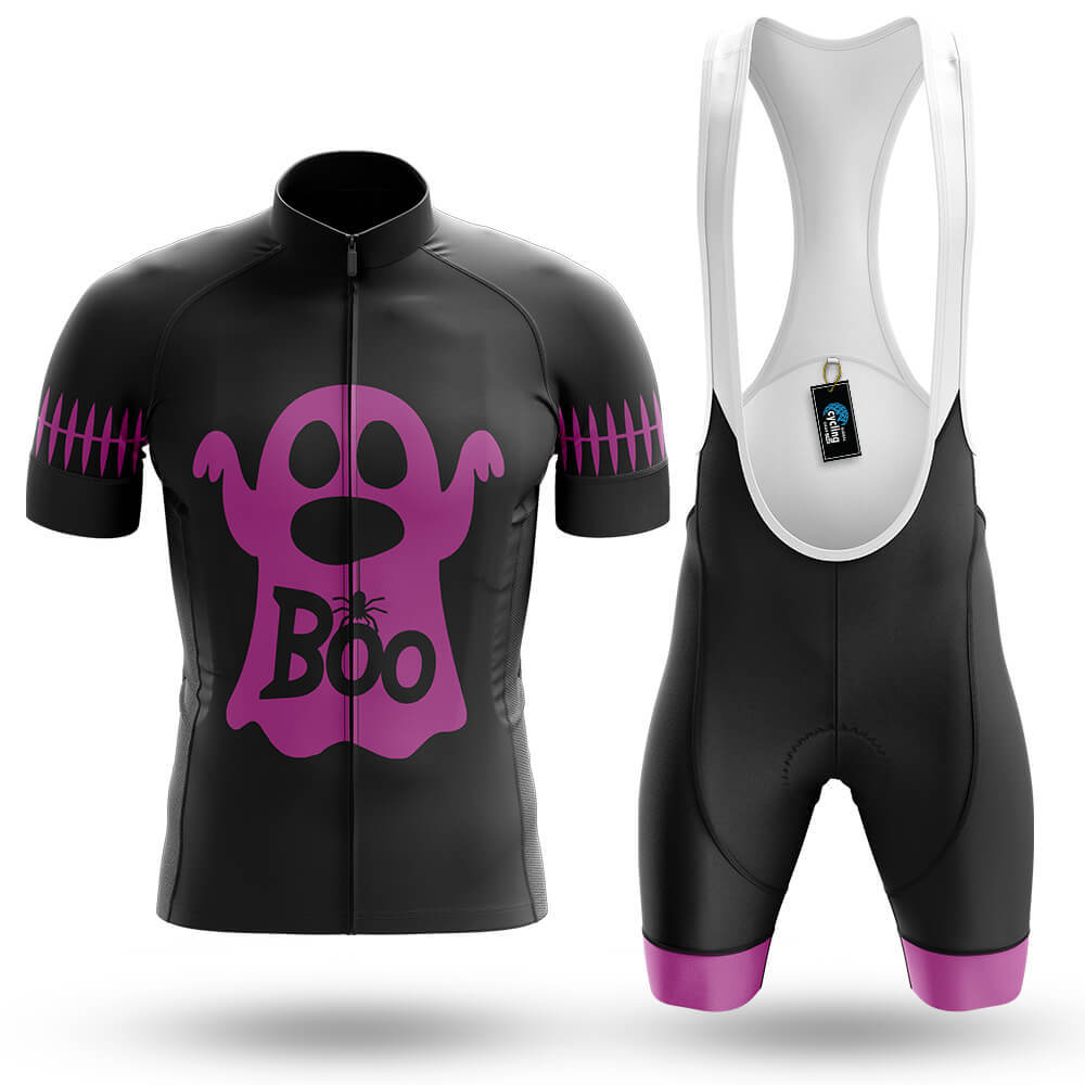 Purple Ghost Boo - Men's Cycling Kit-Full Set-Global Cycling Gear