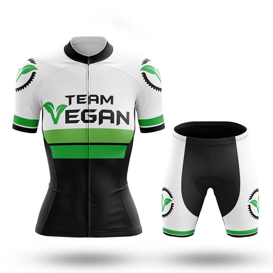 Team Vegan - Women's Cycling Kit-Full Set-Global Cycling Gear