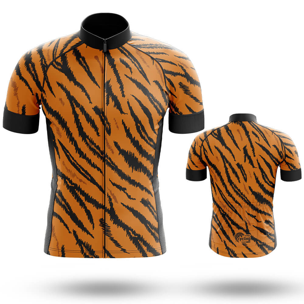 Tiger Lover - Men's Cycling Kit-Short Sleeve Jersey-Global Cycling Gear