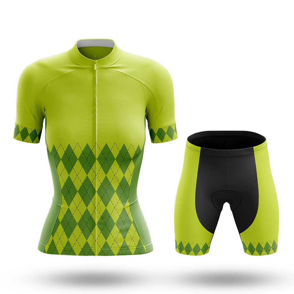 Lime Green - Women's Cycling Kit-Full Set-Global Cycling Gear