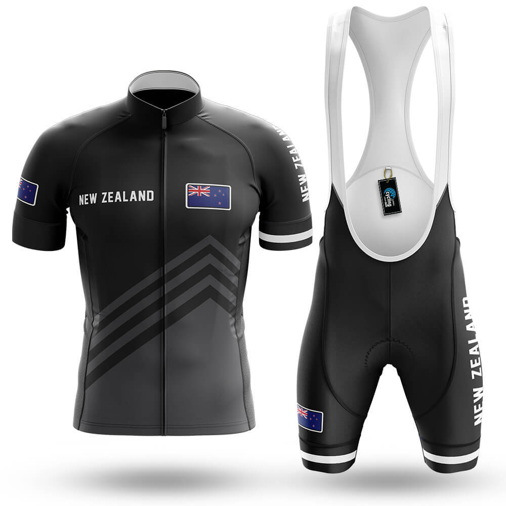 New Zealand S5 Black - Men's Cycling Kit-Full Set-Global Cycling Gear