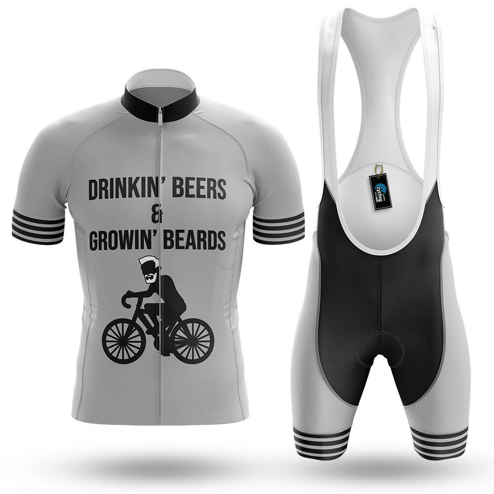 Growing Beards - Men's Cycling Kit-Full Set-Global Cycling Gear