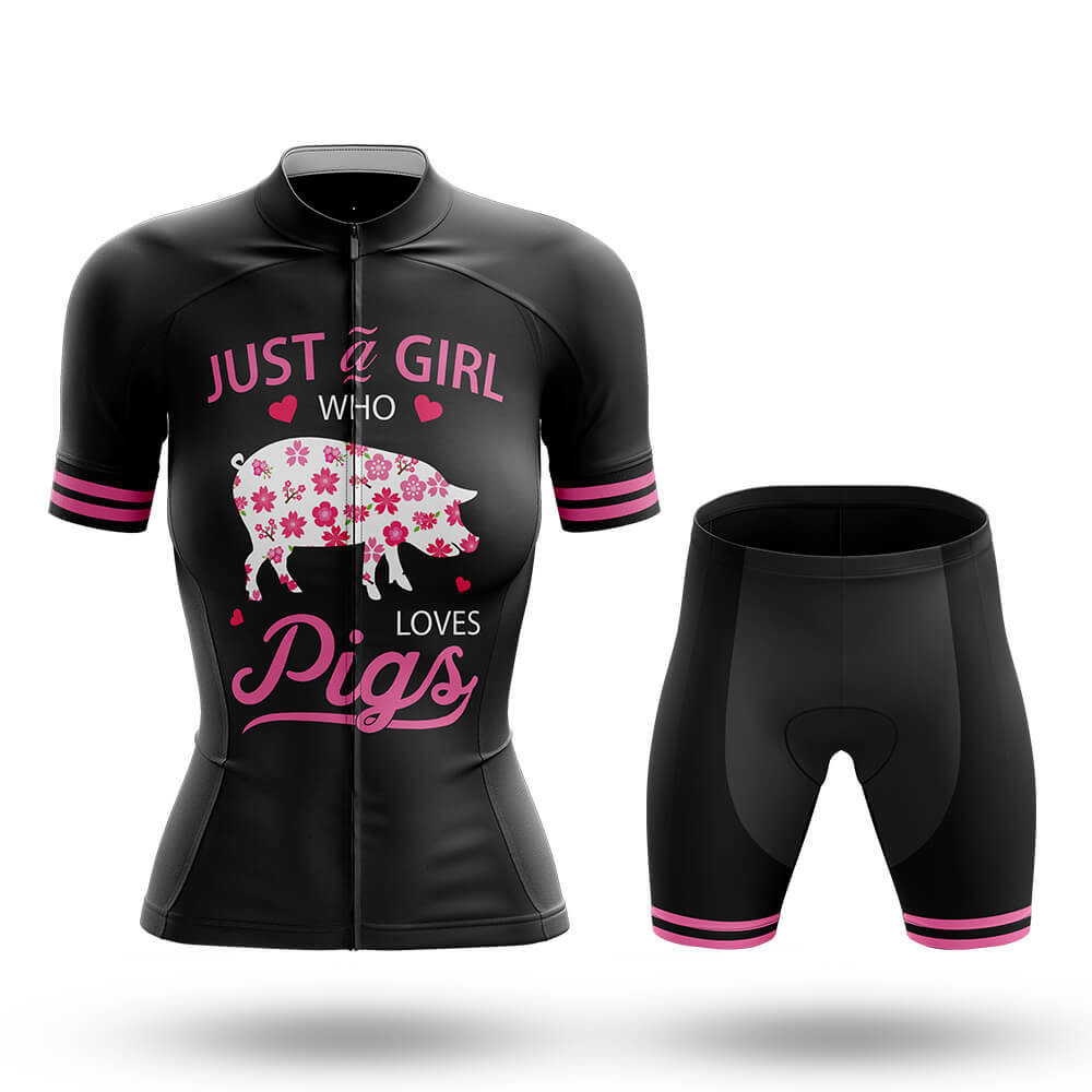 Love Pigs - Women - Cycling Kit-Full Set-Global Cycling Gear