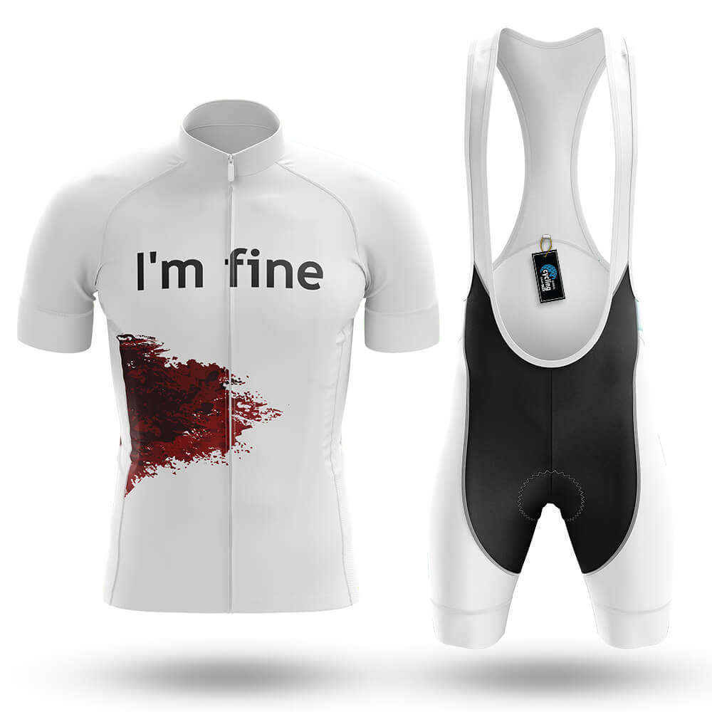 I'm Fine - Men's Cycling Kit-Full Set-Global Cycling Gear