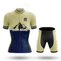 Custom Team Name V3 Navy - Women's Cycling Kit-Full Set-Global Cycling Gear