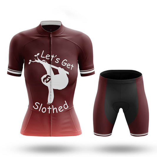 Let's Get Slothed - Women's Cycling Kit-Full Set-Global Cycling Gear