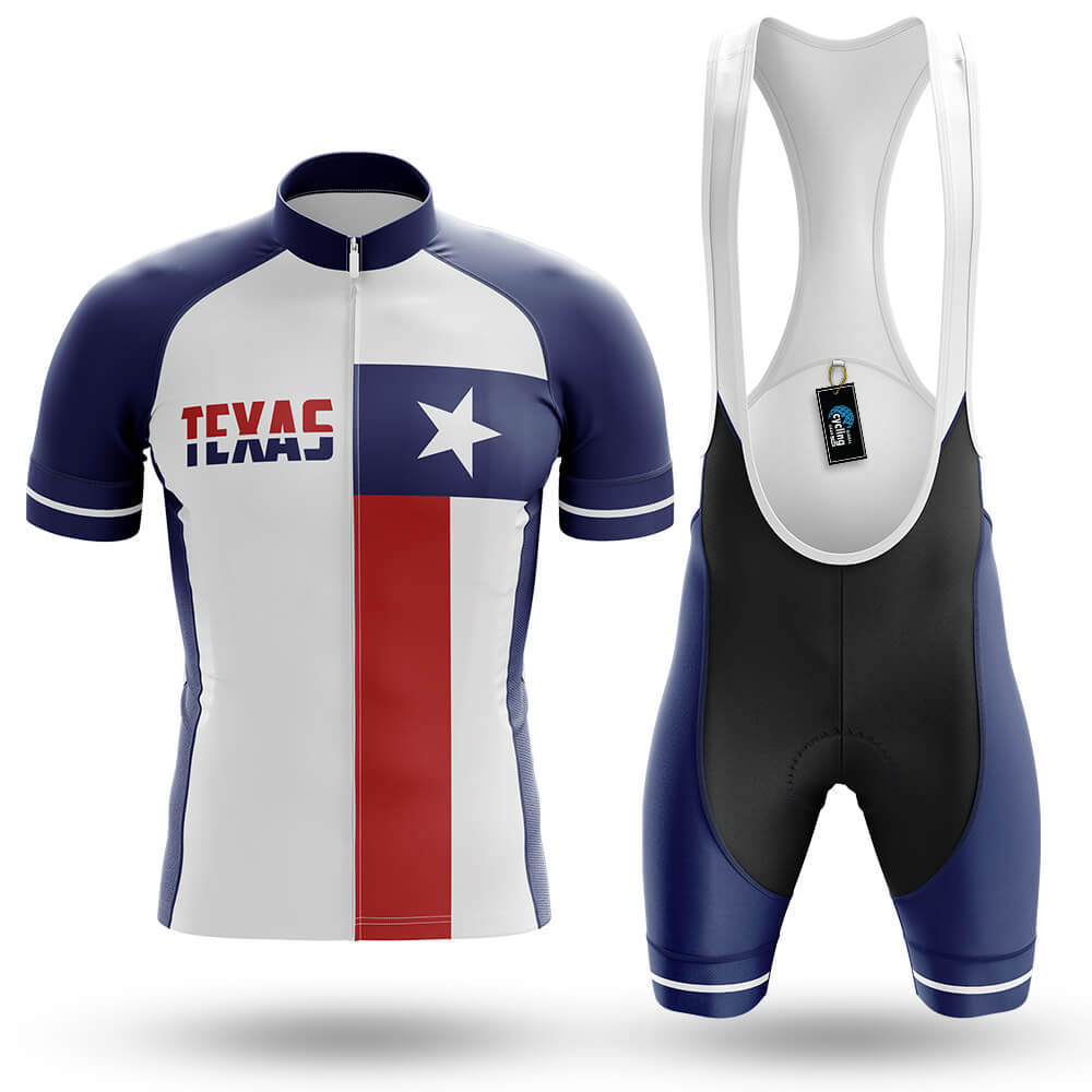 Texas State Flag - Men's Cycling Kit-Full Set-Global Cycling Gear