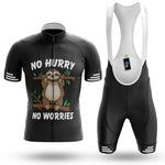 No Hurry No Worries - Men's Cycling Kit-Full Set-Global Cycling Gear